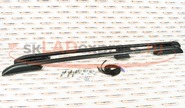 Комплект рейлингов черный полимер АПС на toyota land cruiser prado с 2009 г.в.