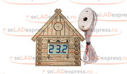 Термометр электронный ТЭС-Люкс pt в корпусе из липы с декоративным датчиком