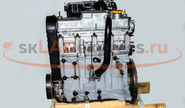 Двигатель ВАЗ 11183 в сборе с впускным и выпускным коллектором на Лада Калина 