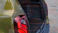 Накладки боковин багажника КАРТ на renault duster с 2015 г.в.