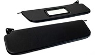 Козырьки солнцезащитные черные с зеркалом на ВАЗ 2101-2107