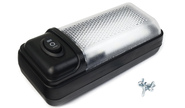 Диодный плафон освещения салона с кнопкой, черный корпус на ВАЗ 2108-2115