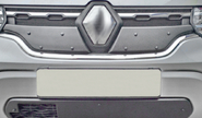 Комплект зимних заглушек решетки радиатора, верхняя и нижняя с окном КАРТ на renault duster 2