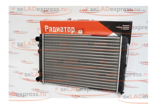 Оригинальный алюминиевый радиатор охлаждения двигателя на ВАЗ 2108-21099, 2113-2115 инжектор_1