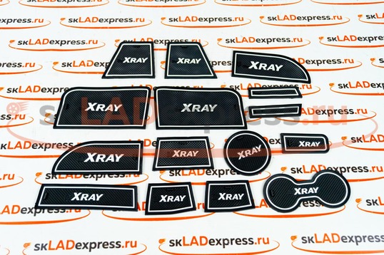 Комплект ковриков панели приборов и консоли XRAY на Лада Икс Рей_1