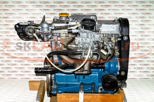 Двигатель ВАЗ 21083 без впускного и выпускного коллектора на ВАЗ 2108-21099 карбюратор_1