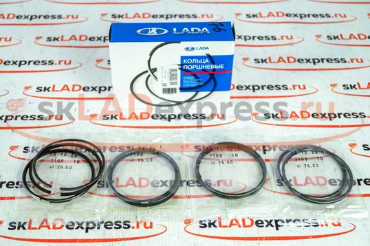 Поршневые кольца хром LADA-Имидж 76,0 мм на ВАЗ 2108, 2109, 21099_1