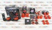 Комплект сайлентблоков и втулок красный полиуретан cs20 drive на Лада Гранта