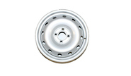 Штампованный диск колеса 6j r15 серебристое покрытие на Лада Ларгус