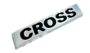 Шильдик cross черная надпись от Лада Ларгус Кросс