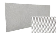 Алюминиевая сетка серебристая 100х15см, мелкая ячейка (5х10мм) 1250