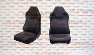 Комплект анатомических сидений vs Карбон Самара на ВАЗ 2108-21099, 2113-2115