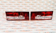 Задние фонари torino hy-200 на ВАЗ 2108, 2109, 21099, 2113, 2114 красные с белой полосой