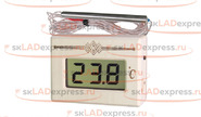 Термометр электронный для сауны ТЭС pt в корпусе из липы с герметичным датчиком