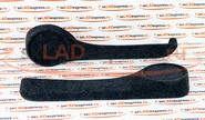 Подиумы с карманом ткань под 16см динамики на ВАЗ 2101-2107, Нива 4х4