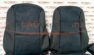 Обивка сидений (не чехлы) ткань с алькантарой на ВАЗ 2107