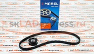 Комплект ремня ГРМ marel на 8кл ВАЗ 2108-21099, 2110-2112, 2113-2115, Лада Калина, Гранта