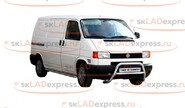 Защита переднего бампера d63,5 нерж для volkswagen transporter ТехноСфера