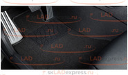 Формованные ворсовые ковры seintex с бортами в салон Лада 4х4 (Нива) 2121, 21213, 21214, 2131