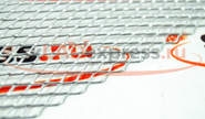 Алюминиевая сетка серебристая 100х25см, крупная ячейка (16х25мм)