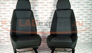 Комплект оригинальных передних сидений с салазками на Шевроле Нива до 2014 г.в.