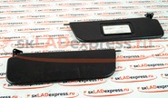 Козырьки солнцезащитные черные с зеркалом для ВАЗ 2101-2107