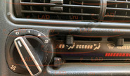 Регулятор отопителя в стиле гранта хром на ВАЗ 2108-21099 с европанелью, 2113-2115