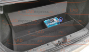 Ящик-органайзер в багажник с фальшполом armauto на Лада Веста седан