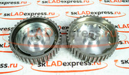 Шестерни разрезные ГРМ (алюминиевая ступица) с маркерным диском на 16кл ВАЗ 2110-2112, 2114