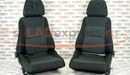 Комплект оригинальных передних сидений с салазками на ВАЗ 2109, 21099, 2114, 2115