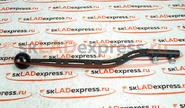 Ручка КПП черная с прорезями и винтовым соединением на ВАЗ 2101-2107, Лада 4х4 (Нива)