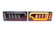 Задние светодиодные фонари в стиле audi на ВАЗ 2108, 2109, 21099, 2113, 2114 прозрачные