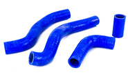 Патрубки радиатора силиконовые синие на ВАЗ 2108-21099, 2113-2115 инжектор