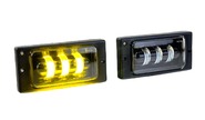 ПТФ sal-man светодиодные двухцветные 3 полосы (бело-синий 6000К и желтый 3000К) 40w на ВАЗ 2110-2112, 2113-2115, Шевроле Нива (до рестайлинга)