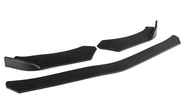 Нижняя накладка (Сплиттер) переднего бампера sal-man в стиле bmw черная матовая