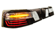 Светодиодные тонированные задние фонари клюшки, динамические повторители на ВАЗ 2110