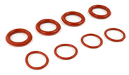 Комплект уплотнительных колец свечных колодцев, красный силикон cs20 drive на ВАЗ 2110, 2111, 2112