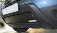 Зимняя заглушка решетки радиатора нижняя КАРТ 2 на renault duster до 2015 г.в. с ДХО в верхней части решетки