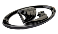 Шильдик Ладья в стиле Веста черный лак самоклеящийся на решетку радиатора Лада Приора, решетку и крышку багажника Гранта, Калина 2