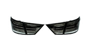 Задние черные диодные фонари в стиле mercedes e-class с динамическими поворотниками (комплект) на Лада Веста