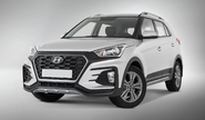 Передний бампер ЮролТюнинг на hyundai creta