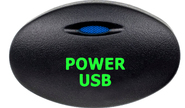 Кнопка power usb пересвеченная с индикацией на Лада Калина