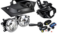 Комплект подключения ПТФ ml auto light technology с подрулевым переключателем, противотуманными фарами Тюн-Авто, рамками и кронштейнами на Лада Веста