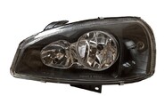 Блок-фара левая под bosch черная со стеклом ml на Лада Калина