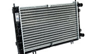 Радиатор основной на Лада Приора с кондиционером panasonic