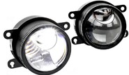ПТФ светодиодные 16000lux (ближний свет 70w и дальний 60w) sal-man на Лада Гранта fl, Веста, Веста ng, Икс Рей, Ларгус fl, Нива Урбан, renault