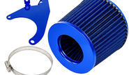 Комплект синего&nbsp;воздушного фильтра нулевого сопротивления&nbsp;mr с синим кронштейном sal-man на&nbsp;8кл ВАЗ 2108-2115, Лада Гранта, Гранта fl, Калина, Калина 2, Приора инжектор