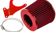 Комплект красного воздушного фильтра нулевого сопротивления mr с красным кронштейном&nbsp;sal-man&nbsp;на&nbsp;16кл ВАЗ 2110-2112, 2113, 2114 Супер-Авто, Лада Гранта, Гранта fl, Калина, Калина 2, Приора