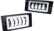 ПТФ диодные 4 полосы 36W 3600lux с ДХО Sal-Man на ВАЗ 2110-2112, 2113-2115, Шевроле Нива до 2009 г.в.