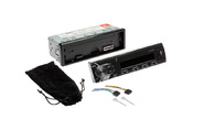Автомагнитола 1din,&nbsp;bluetooth, съемная панель, красная подсветка клавиш&nbsp;lecar lcr-2100br универсальная